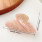 Beau - Elegant Style Marble Print Claw Clip