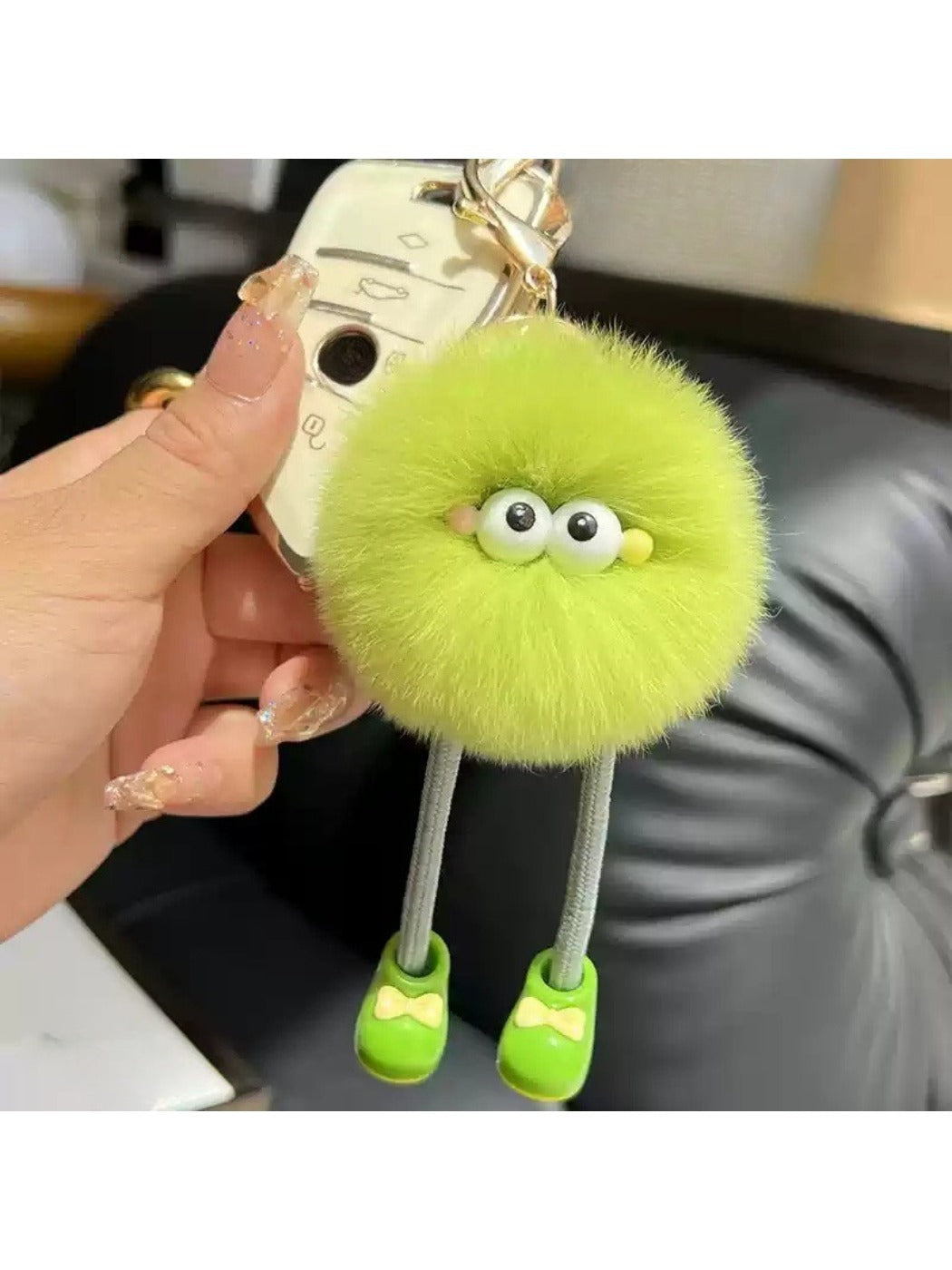 Keypus - Long Legs Little Coal Ball Keychain