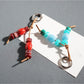 Keypus - Elongated Vintage Bead Keychain