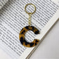 Keypus - Leopard Print Letter Keychain