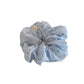 Gifty - Textured Daisy Pattern Polyester Scrunchie