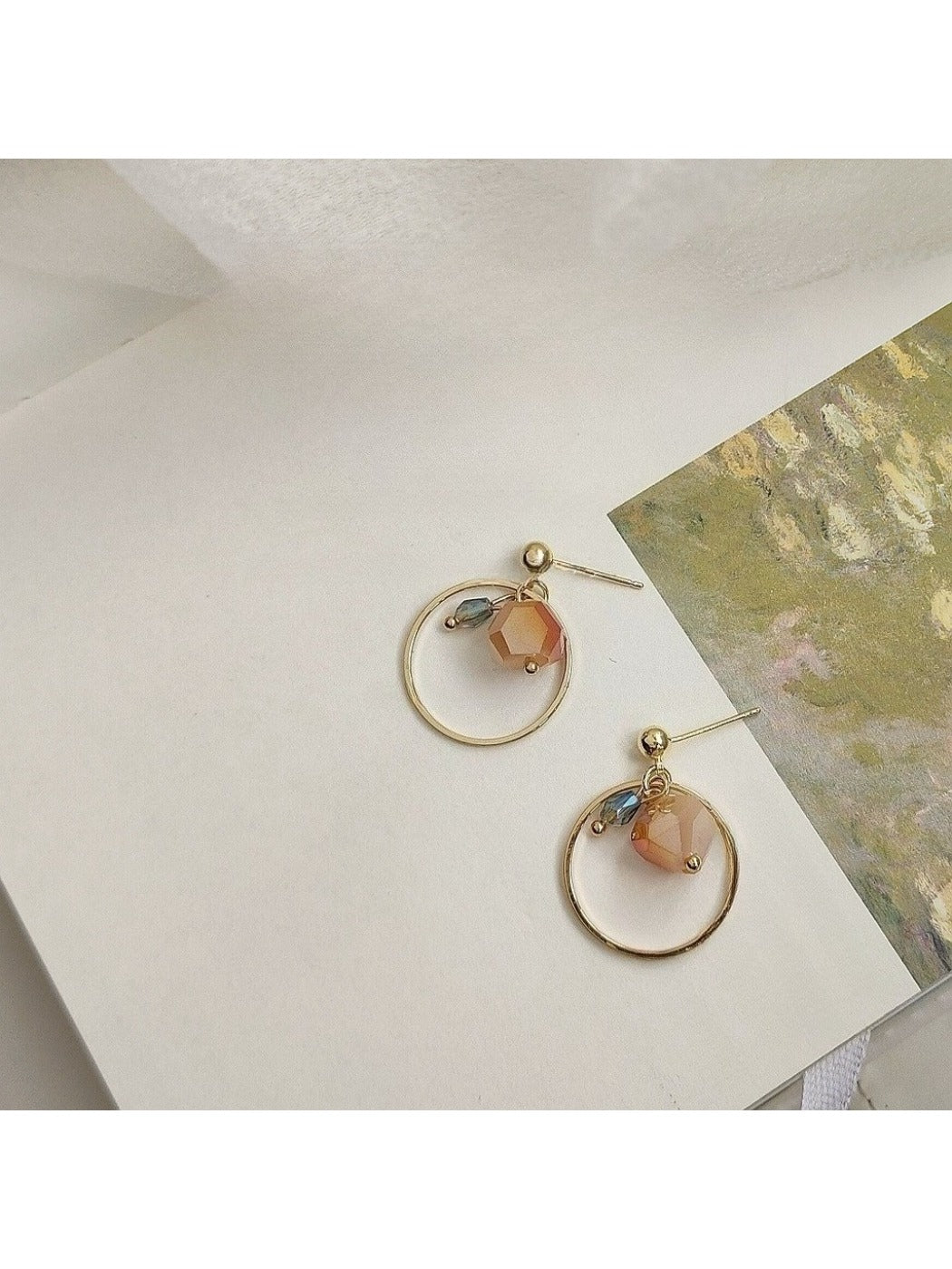 Earedge - Sparkling Glass Crystal Earrings