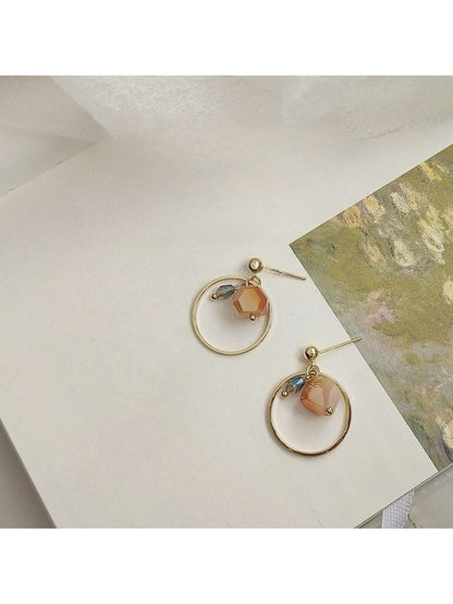 Earedge - Sparkling Glass Crystal Earrings