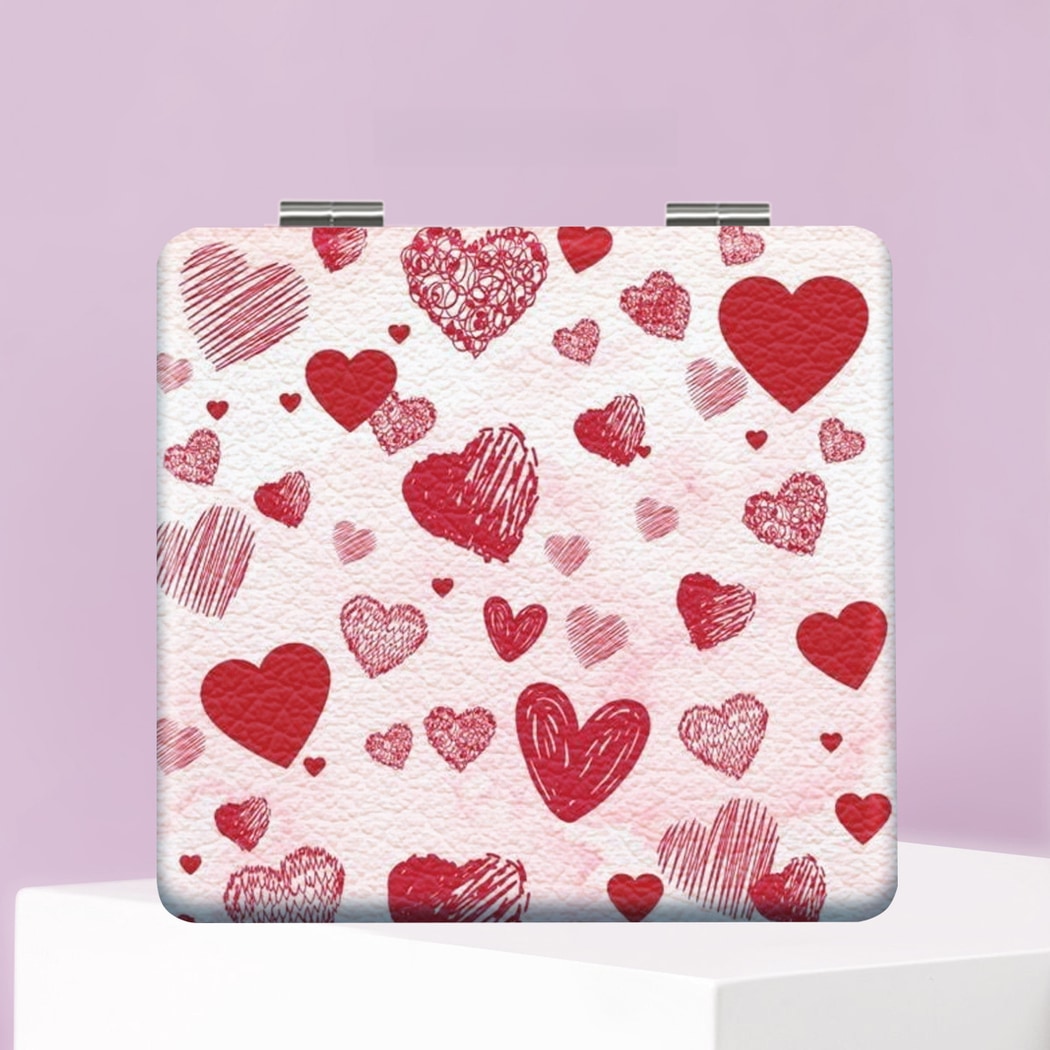Mirroray - Pattern Print Travel Touch-Up Compact Mirror