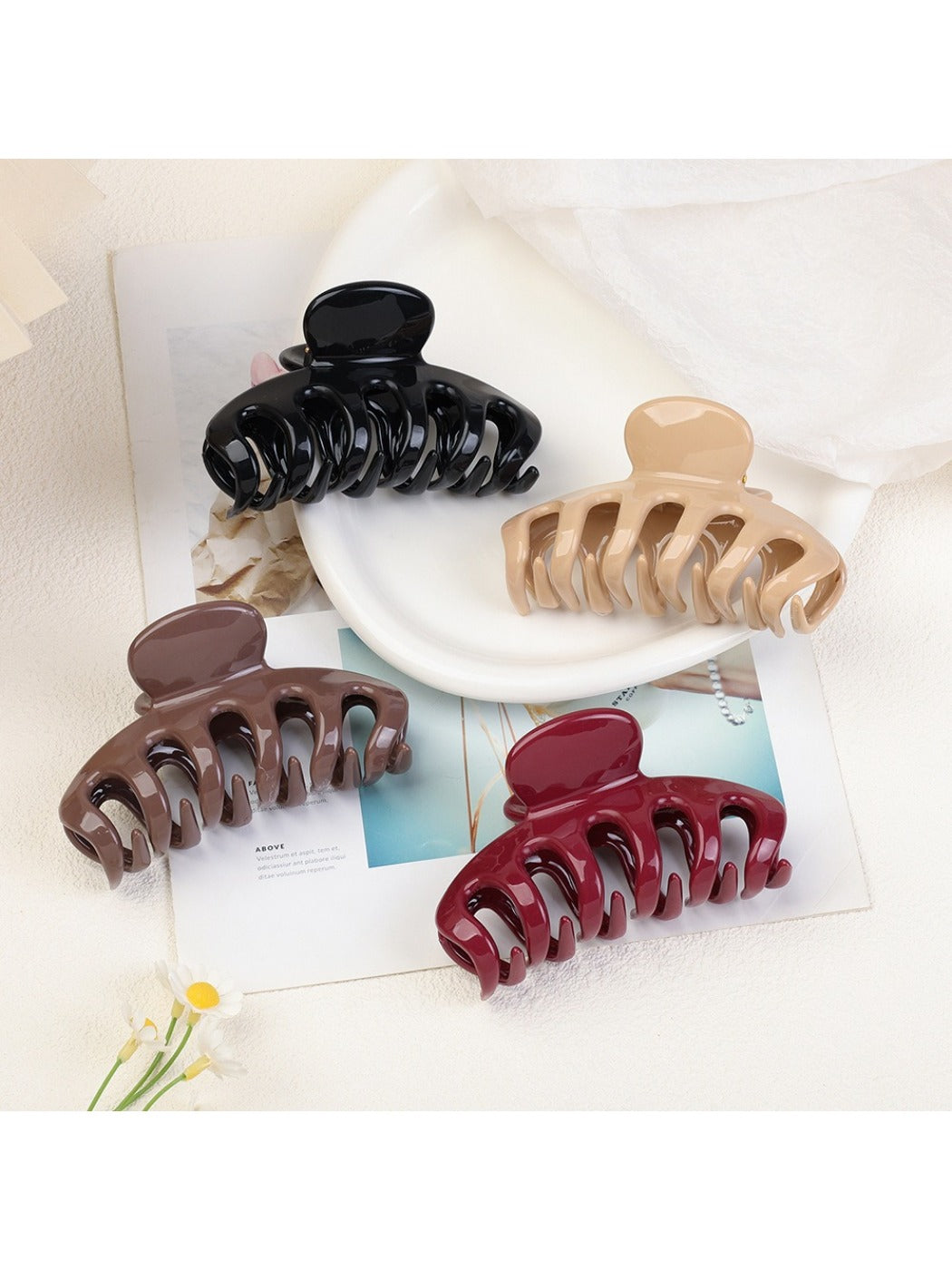 Beau - Macaron Colored Pumpkin Shaped Claw Clip