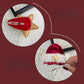 Gifty - Christmas Bow Plush Trim Hair Accessories