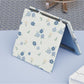 Mirroray - Simple Blue Floral Print Makeup Mirror