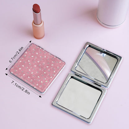 Mirroray - Foldable Heart and Flower Makeup Mirror