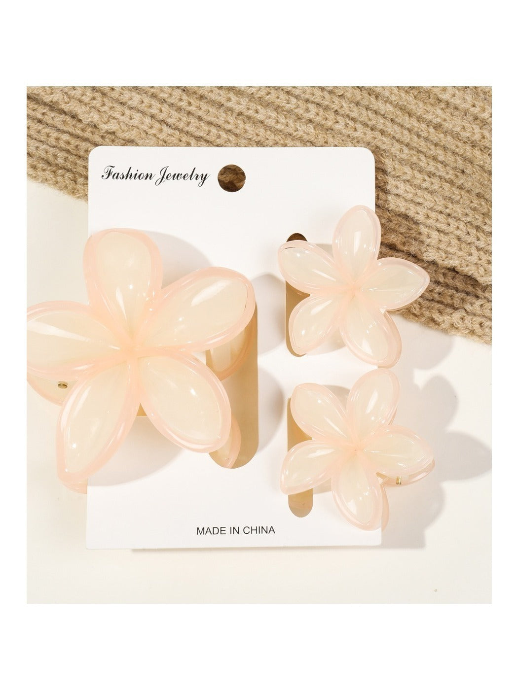 Beau - Five Petal Frangipani Hair Clip