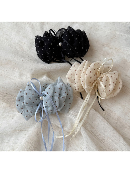 Beau - Sweet Style Ribbon Bow Banana Clip