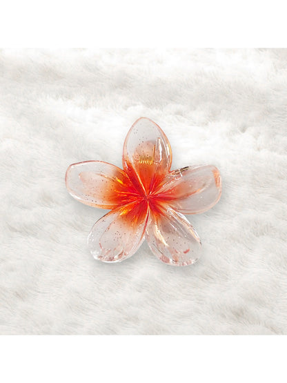 Beau - Vogue Sweet Style Transparent Flower Hair Claw Clip