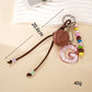 Keypus - Acrylic Sports Ball Letter Bag Charm Keychain