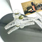 Beau - Sweet Style Floral Openwork Transparent Claw Clip