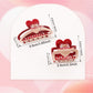 Beau - Color Blocking Heart Hair Claw Clip