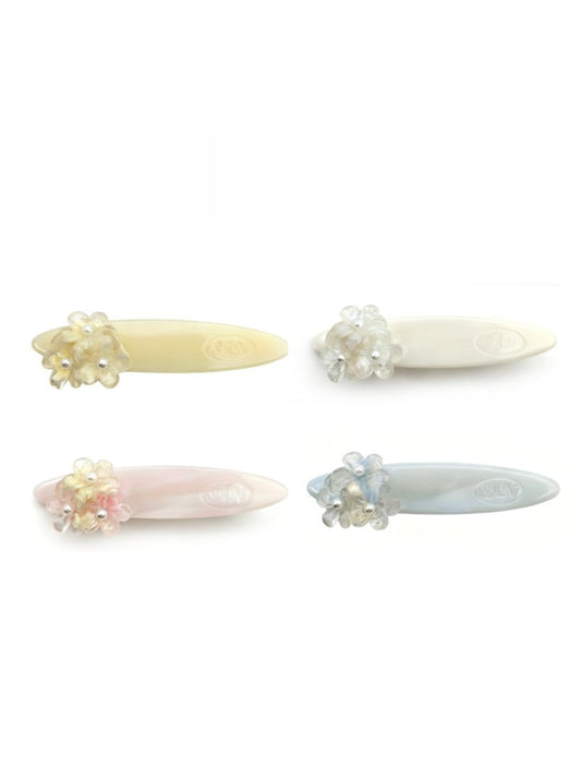Beau - Sweet Floral Acetate Bangs Hair Clip