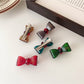 Beau - Glossy Acetate Fiber Bow Accent Hair Clip