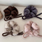 Gifty - Adorable Soft Plush Bow Hair Scrunchies