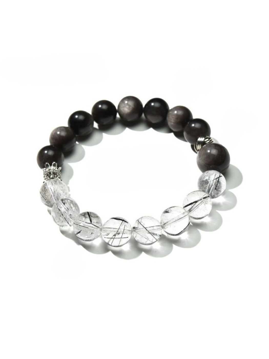 Lovra color block bracelet worn with casual outfit showcasing its sparkle
