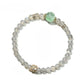 Lovra stylish color block crystal beaded bracelet in natural light showing vibrant colors