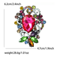 Brovia - Alloy Inlaid Openwork Brooch