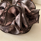Gifty - Vintage Rose Print Ruffle Hair Scrunchie