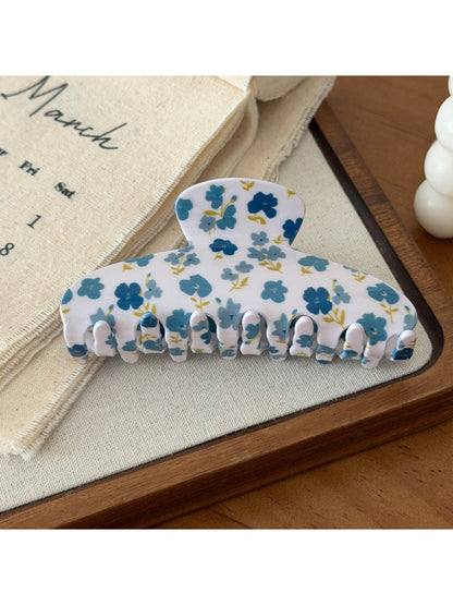Beau - Printed Acrylic Floral Claw Clip