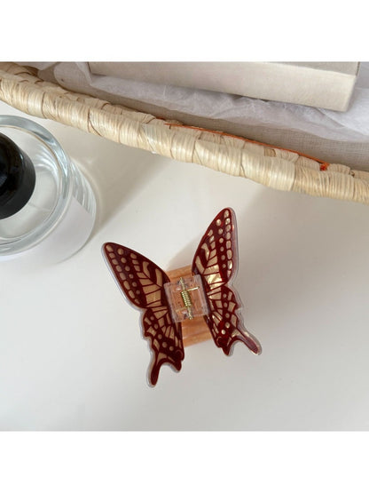 Beau - Butterfly Shape Patterned Hair Claw Clip