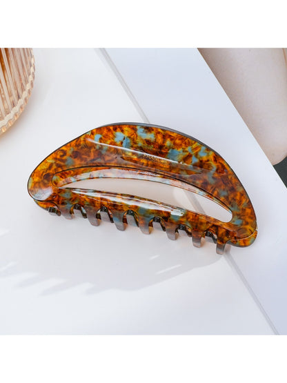 Beau - Minimalist Half Moon Cutout Hair Claw Clip
