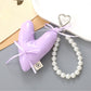 Keypus - Heart Shaped Bow Keychain