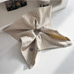 Gifty - Square Scrunchie Hair Tie Striped Fabric