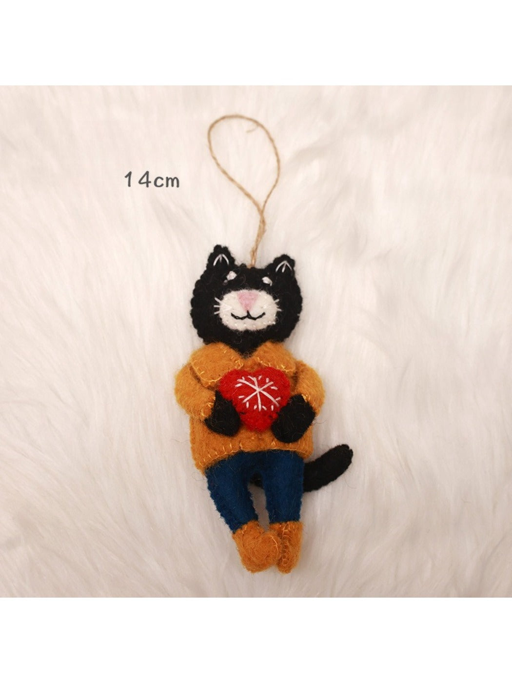 Feltery - Cute Plush 3D Cat Keychain Key Ring Bag Charm