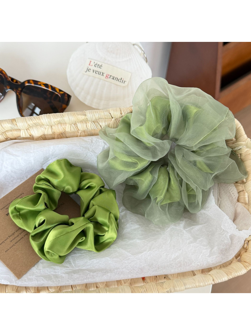 Gifty - Sweet Style Polyester Fabric Hair Scrunchie