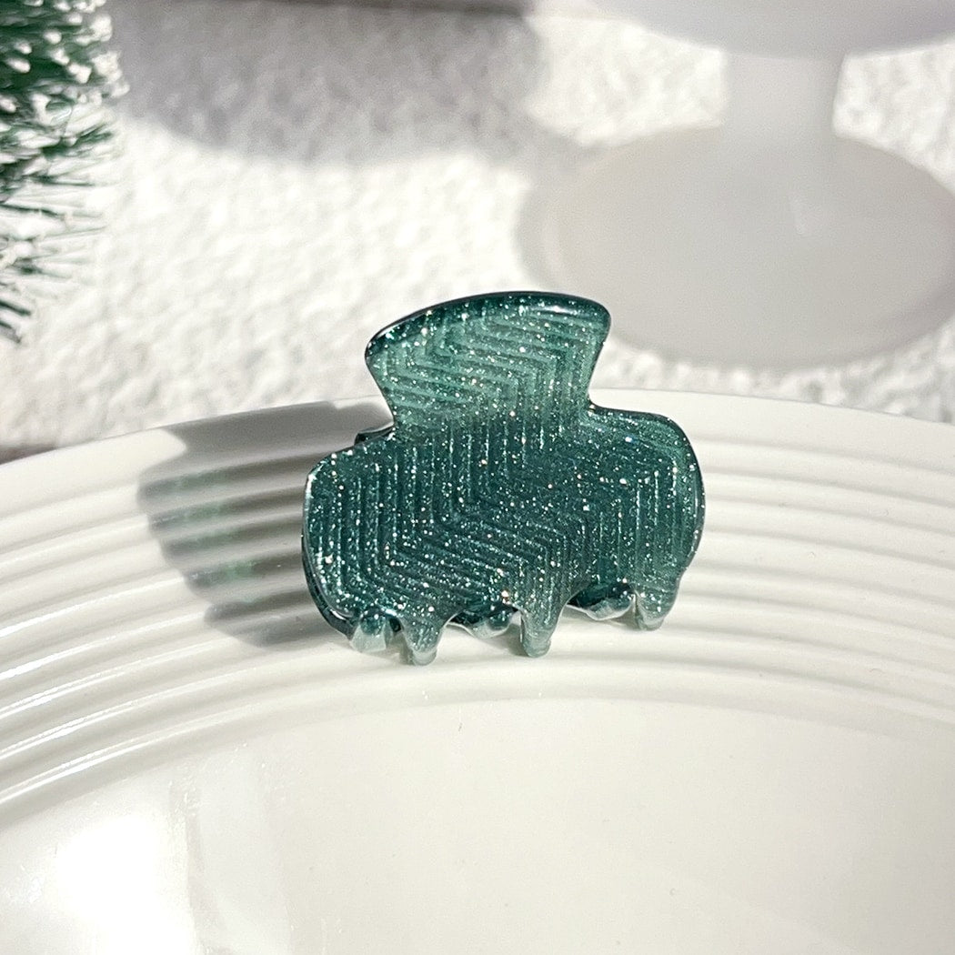 Beau - Christmas Santa and Penguin Claw Clip