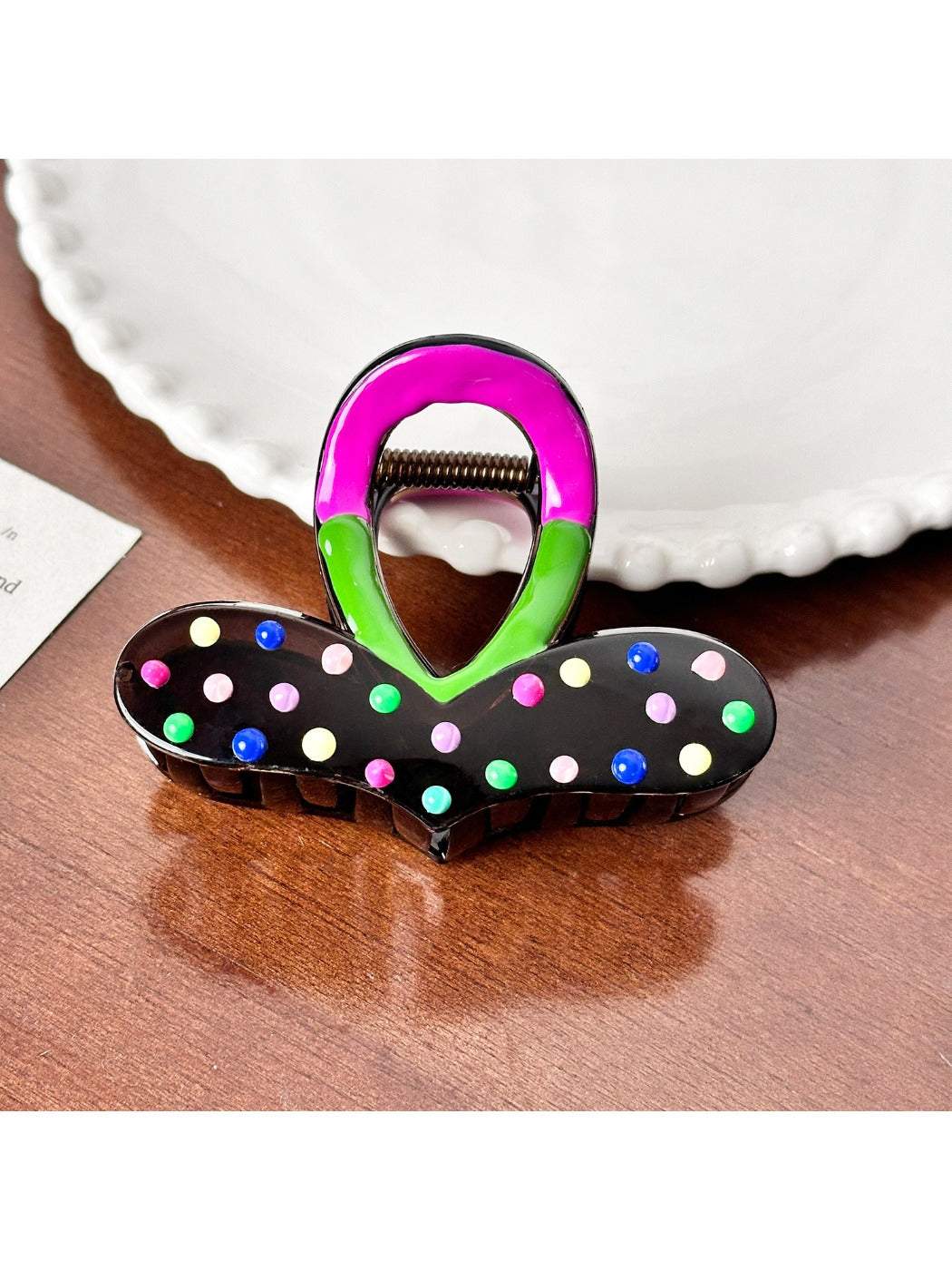 Beau - High End Polka Dot Hair Clip