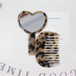 Mirroray - Acetic Acid Plate Makeup Mirror Comb Set