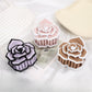Beau - Rose Flower Plastic Hair Styling Claw Clip