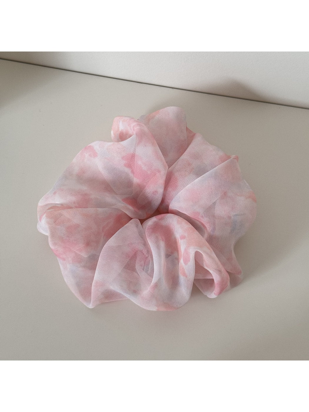 Gifty - Watercolor Mesh High Elastic Round Scrunchie