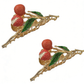 Beau - Lychee Shape Vintage Alloy Hair Clip