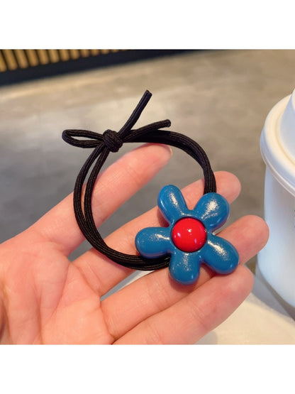 Gifty - Blue Flower Hair Tie