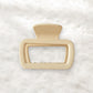 Beau - Modern Hollow Square Plastic Hair Claw Clip
