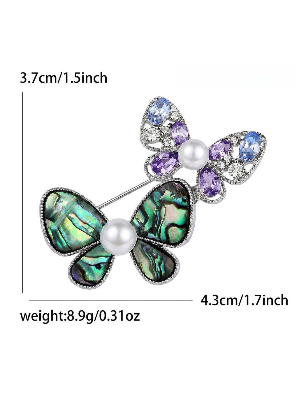 Brovia - Butterfly Alloy Fashion Brooch