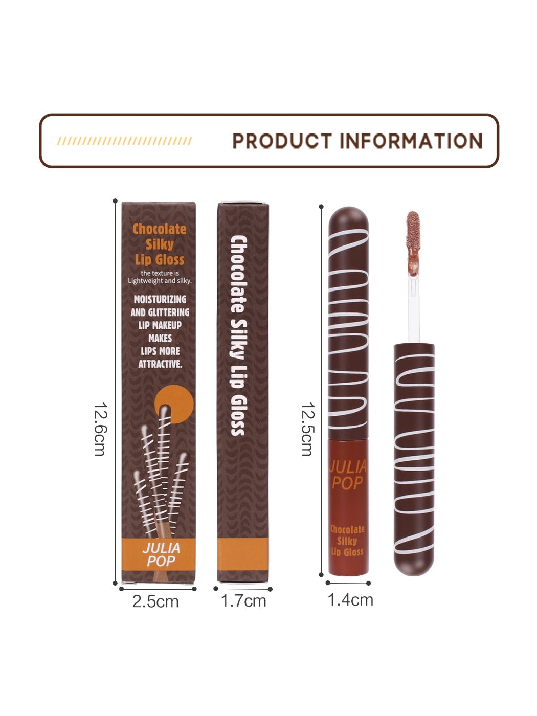 Chocolate Silky Lip Gloss