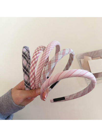 Gifty - Sweet Plaid Thin Edged Headband