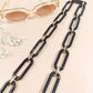 Velra - Minimalist Black Chain Style Eyeglass Strap