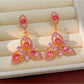 Nozari - Vintage Rhinestone Leaf Drop Jewelry