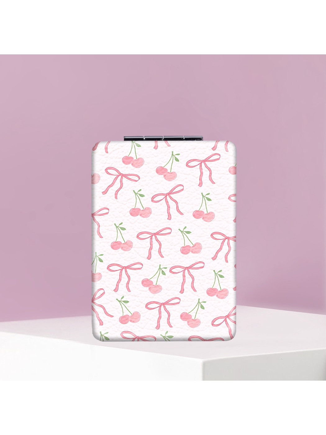 Mirroray - Cherry Print Foldable Touch Up Handheld Mirror