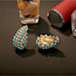 Earedge - Luxe Resin-Inlaid Earrings