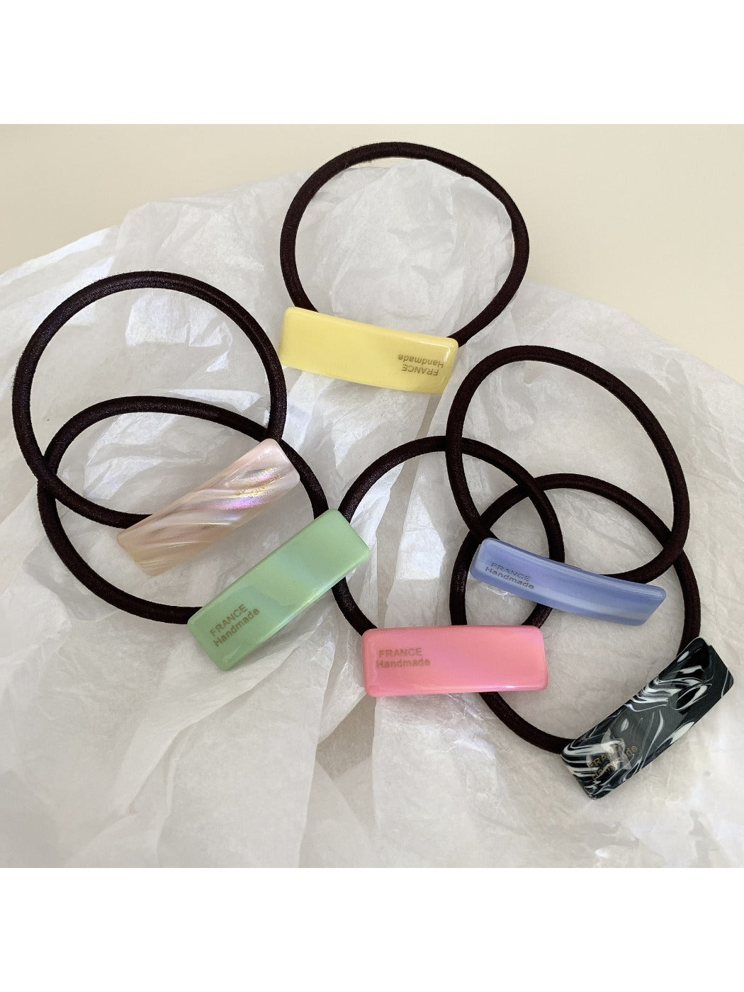 Gifty - Simple Rectangular Acetate Hair Tie