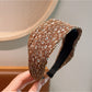 Gifty - Floral Print Fabric Wide Women's Headband