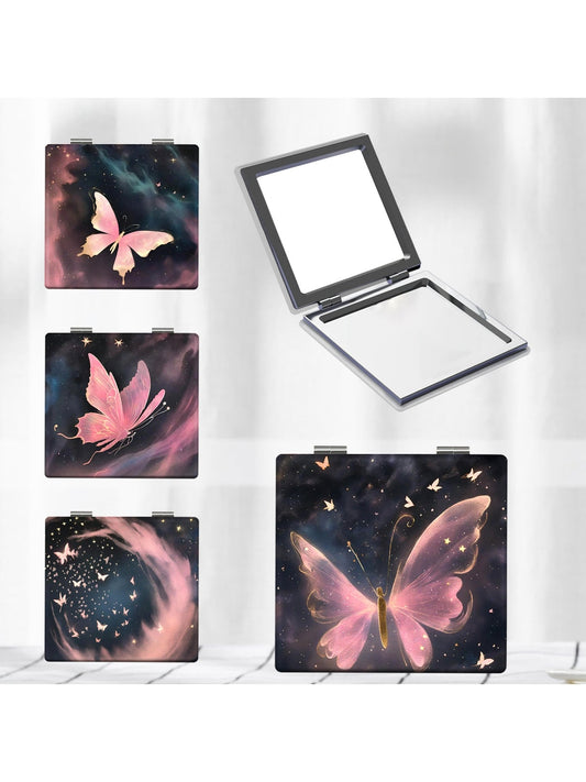 Mirroray - Butterfly Pattern Foldable Makeup Mirror